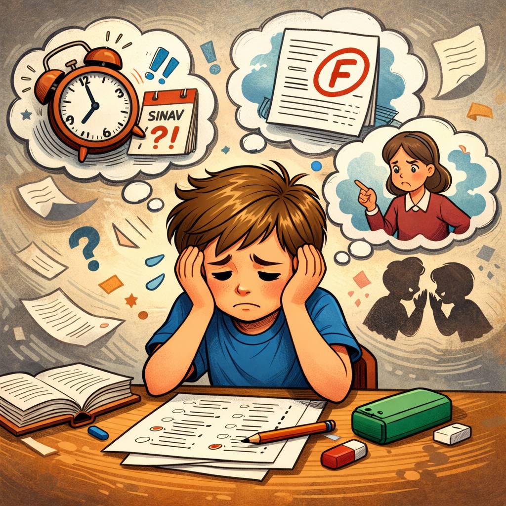 Çocuğunuz Sınav Kaygısı mı Yaşıyor?